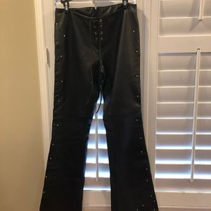 Authentic Bebe leather pants